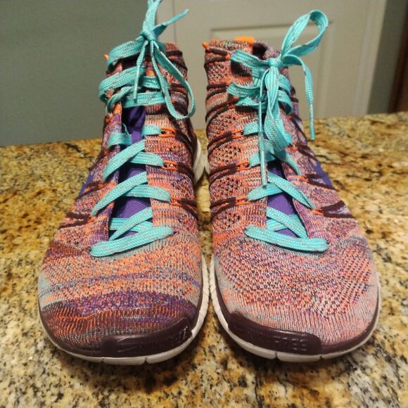 Nike Women Shoe Free Flyknit Chukka Size 8M Running Athletic Sneaker 639699-801 - Picture 5 of 12